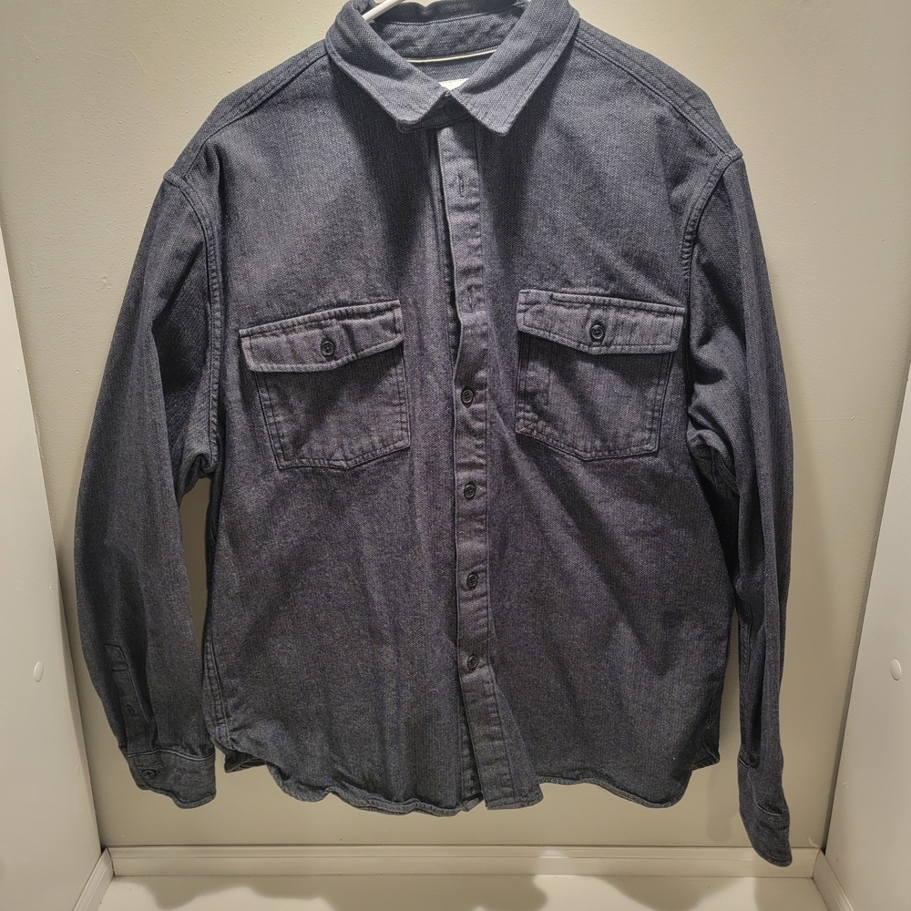 Goodfellow & Co Charcoal Herringbone Shirt